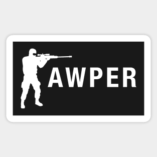 Sniper Awper CSGO PUBG Inspired Gaming Sticker